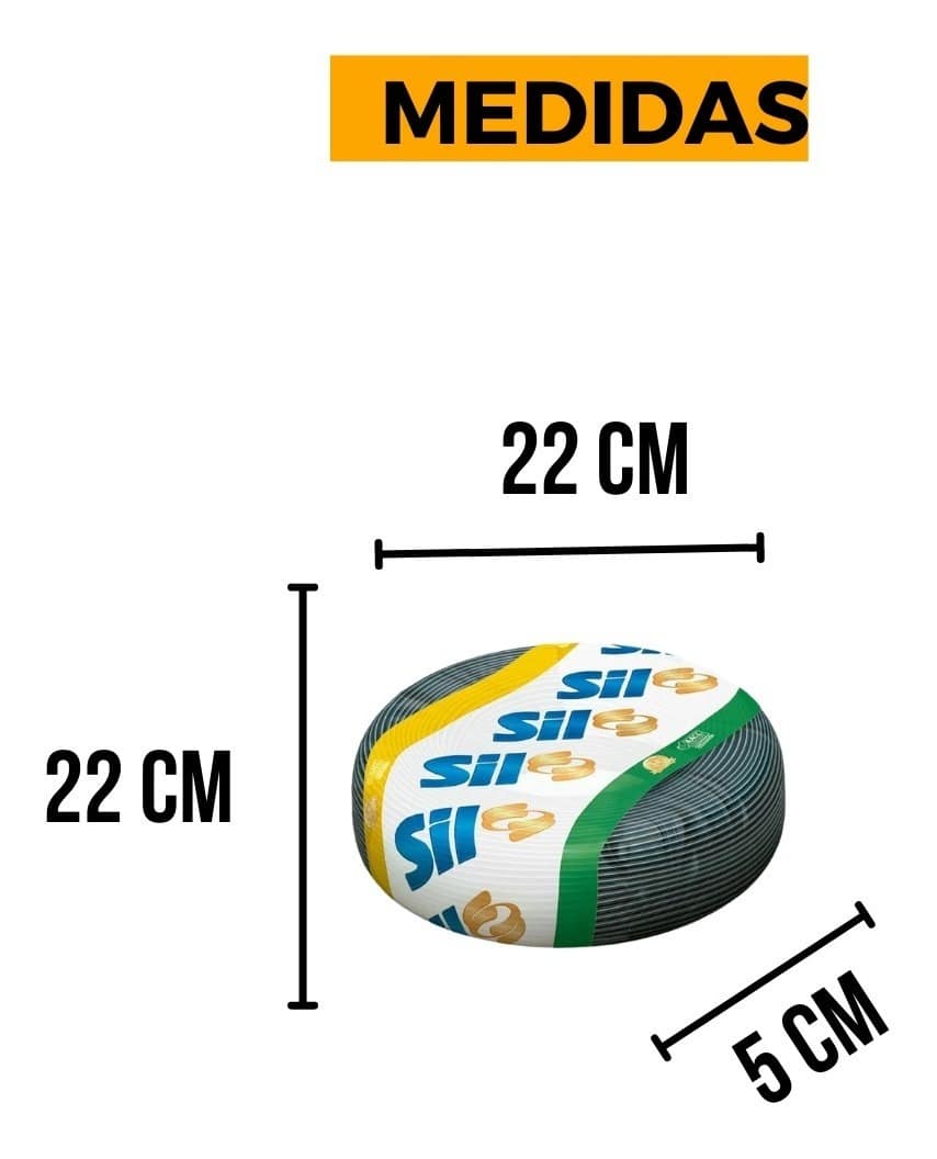 Cabo Flexível Sil 2,5mm 100mts Fio Elétrico Com Inmetro - Imagem 9